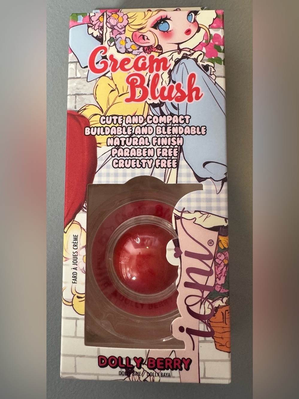 Ioni Dolly Berry Cream Blush — Pink Cream Blush summer vibrant doll like